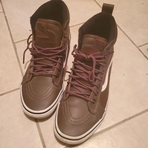 Vans high top leather